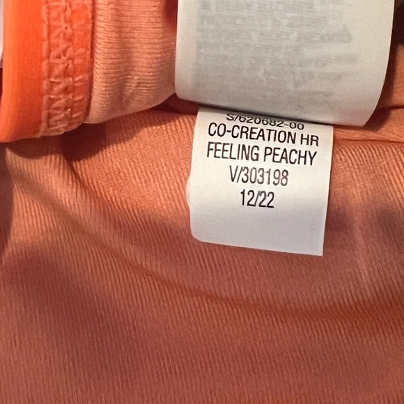 Old Navy High Waisted Bikini Swim Bottoms M Feeling Peachy Beach Tropical Medium - Picture 5 of 8